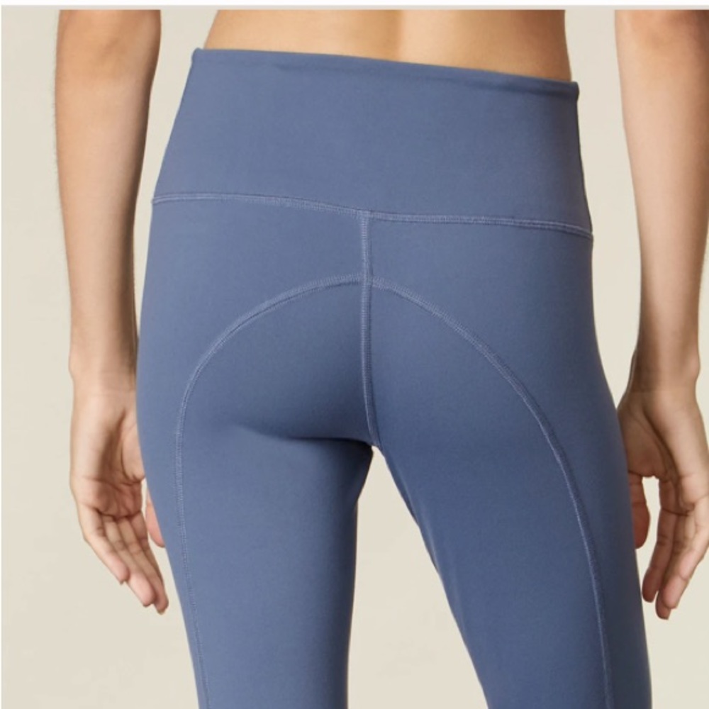 NEW! AURA Legging High Rise Moisture-Wicking Buttery Soft Slate Blue Size Medium